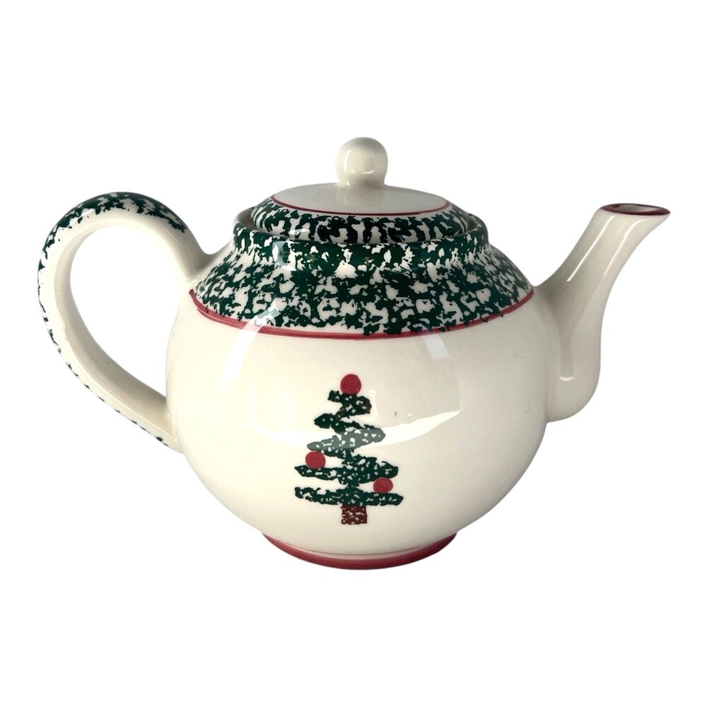Christmas Tree by Furio Tea Pot 4 Cups Y2K Made in Italy with Lid